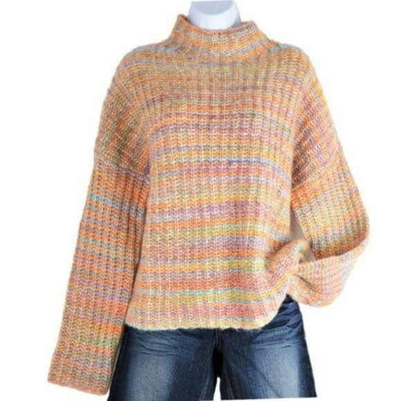 NWT MARLED Cozy Cotton Space Dye Yarn Sweater - Picture 2 of 5